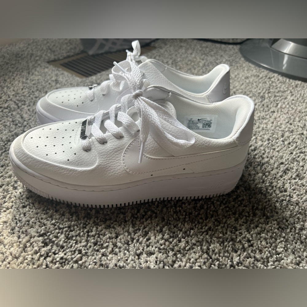 Nike Air Force ones platform